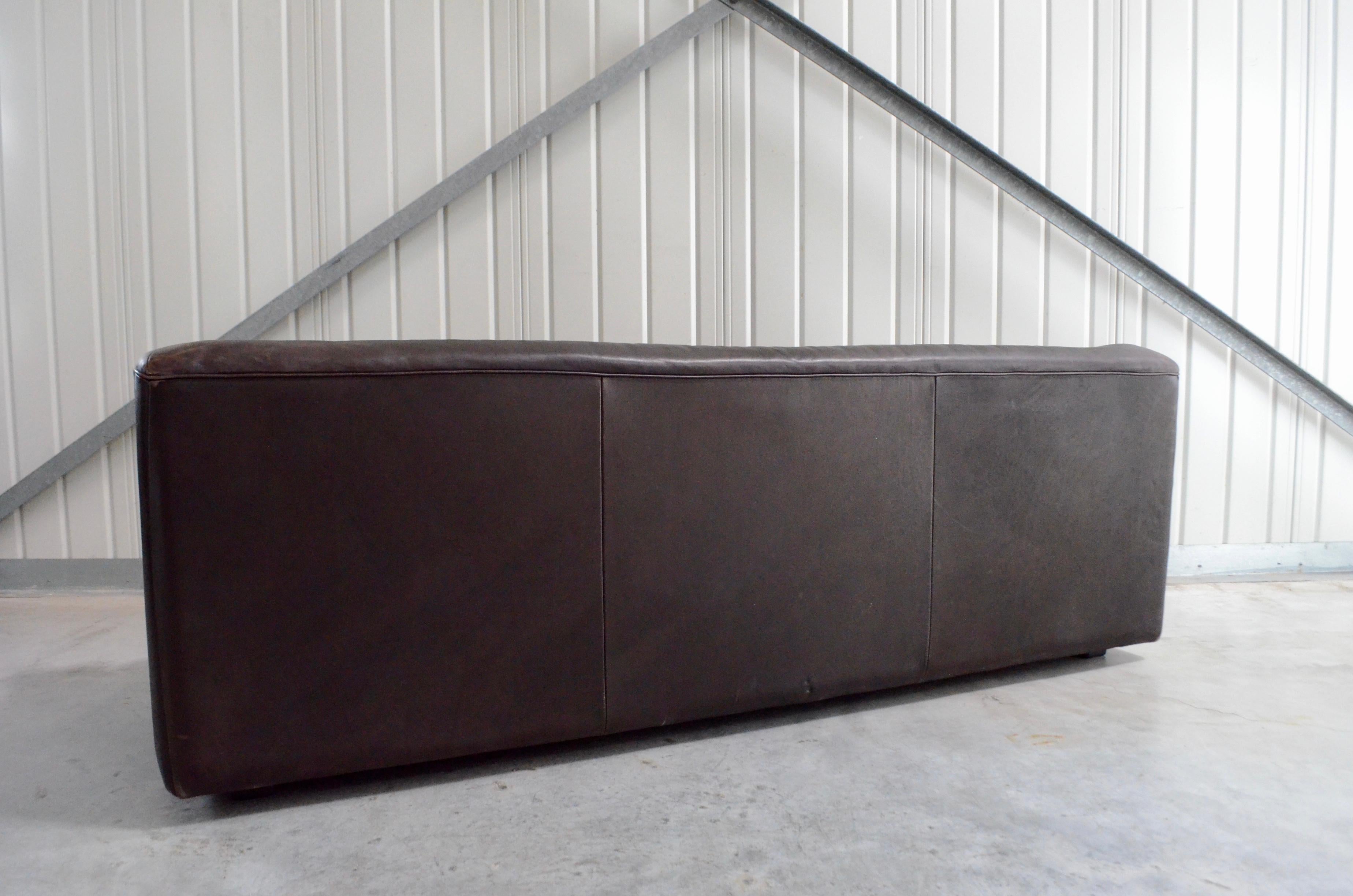 De Sede Leather Sofa Ds 43 Brown 3