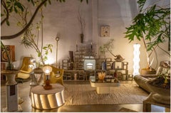 De Sede Leather-Wrapped Mirror Coffee Table