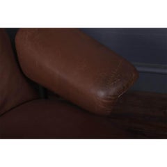 De Sede Lounge Chair and Footstool Set Model DS 2030, c1980s