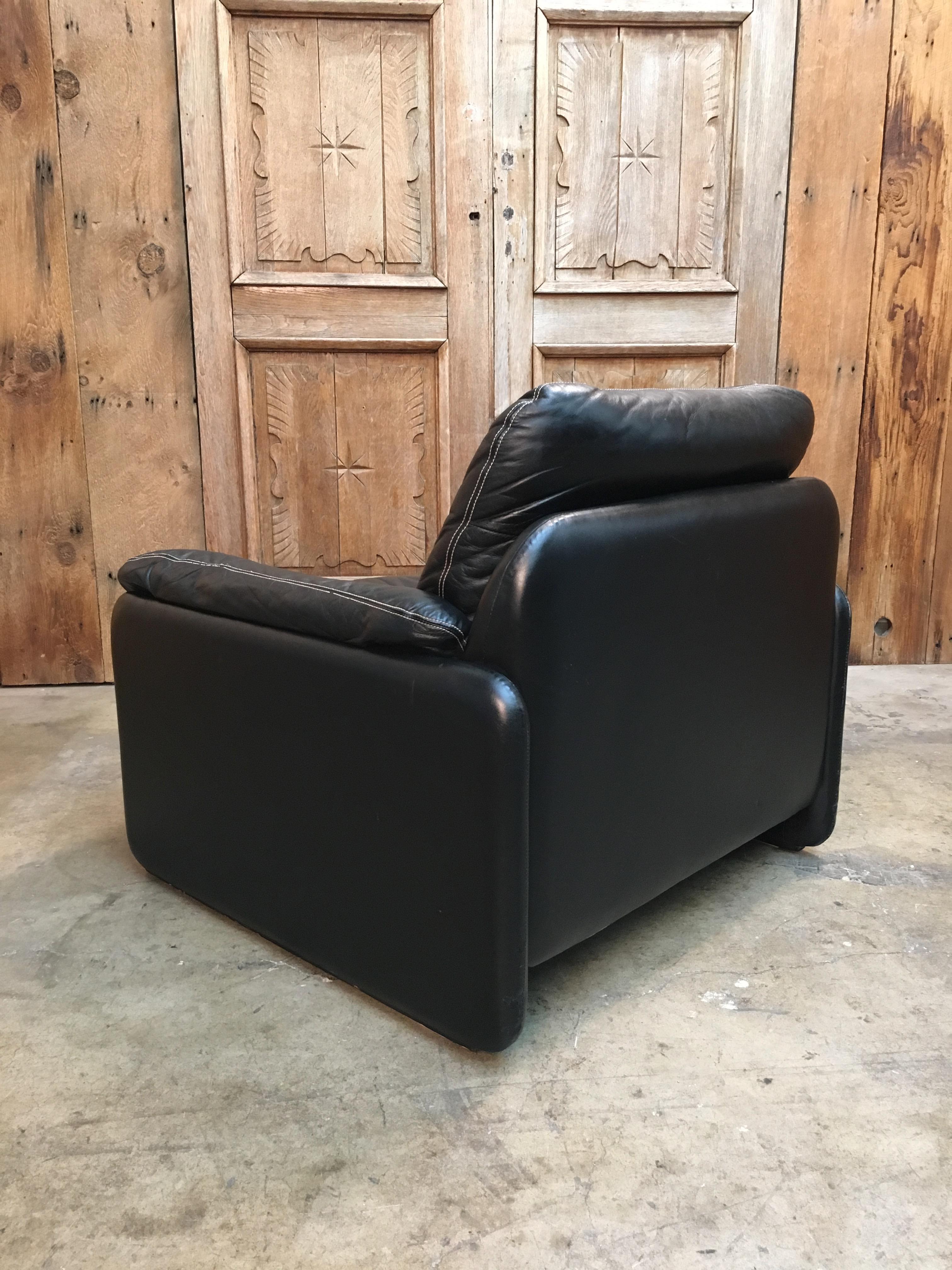 Swiss De Sede Lounge Chair Model DS-61