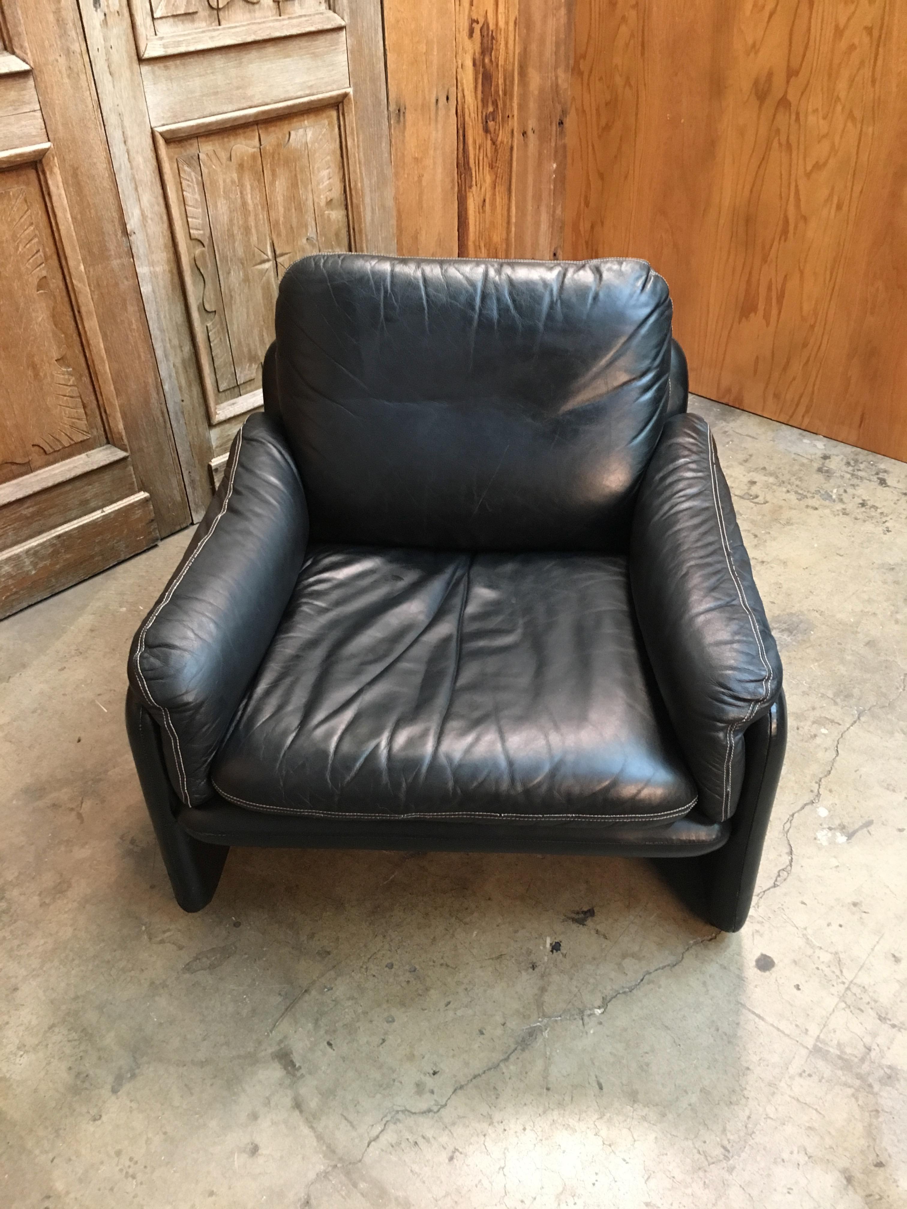 20th Century De Sede Lounge Chair Model DS-61