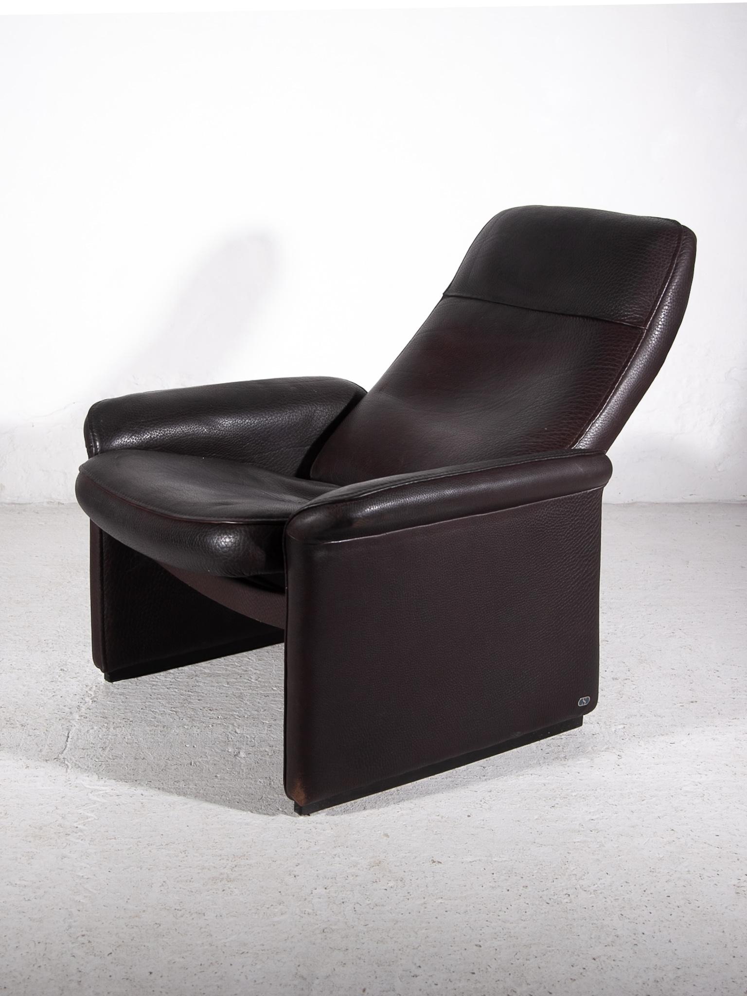 De Sede Lounge Recliner Chair DS-50 Fauteuil, 1970s For Sale 2