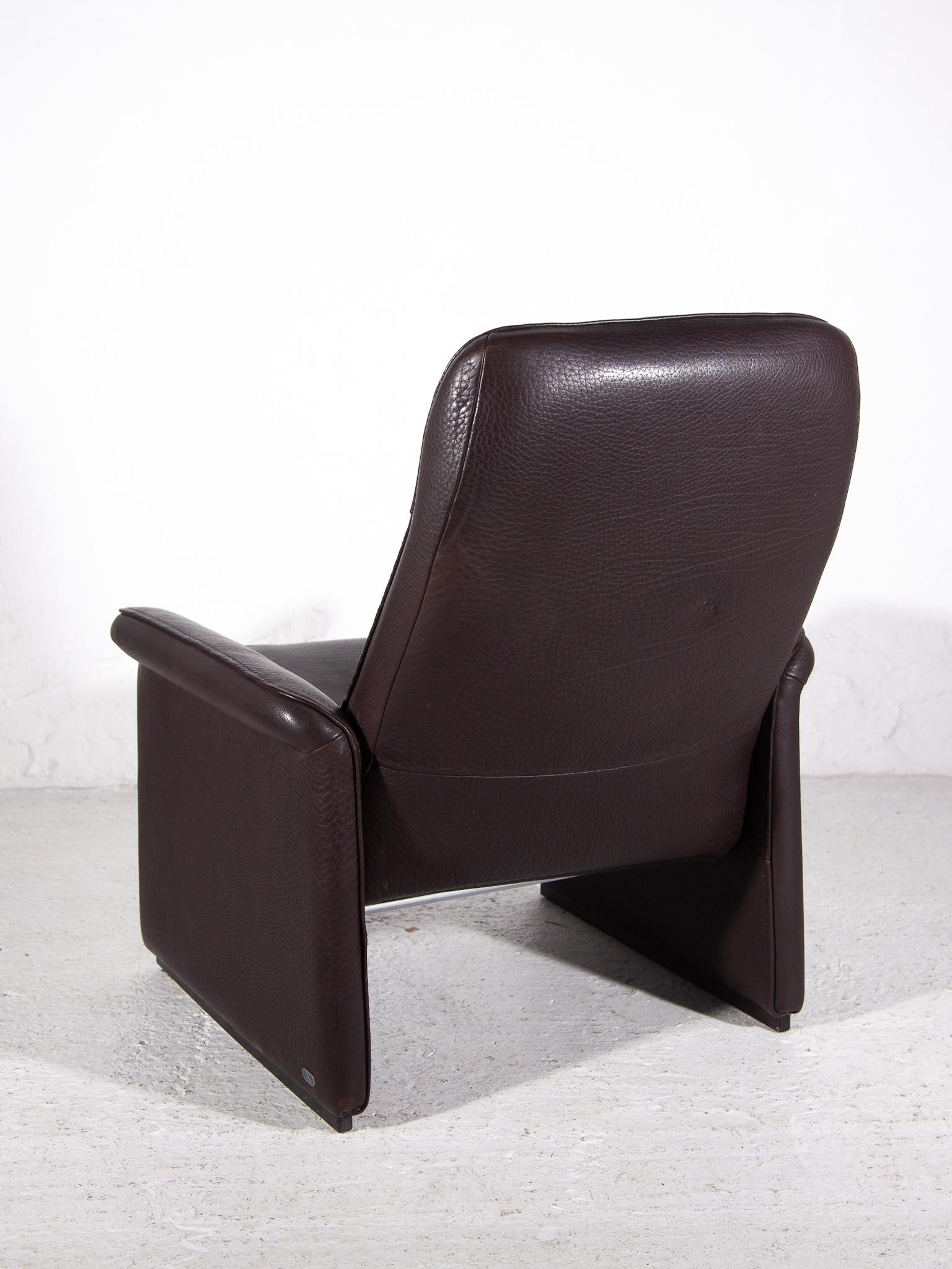 De Sede Lounge Recliner Chair DS-50 Fauteuil, 1970s In Good Condition For Sale In Antwerp, BE