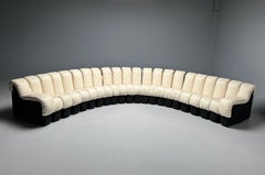 De Sede, Mid-Century Modern, DS-600 Sectional Sofa, Leather, Felt, 2024