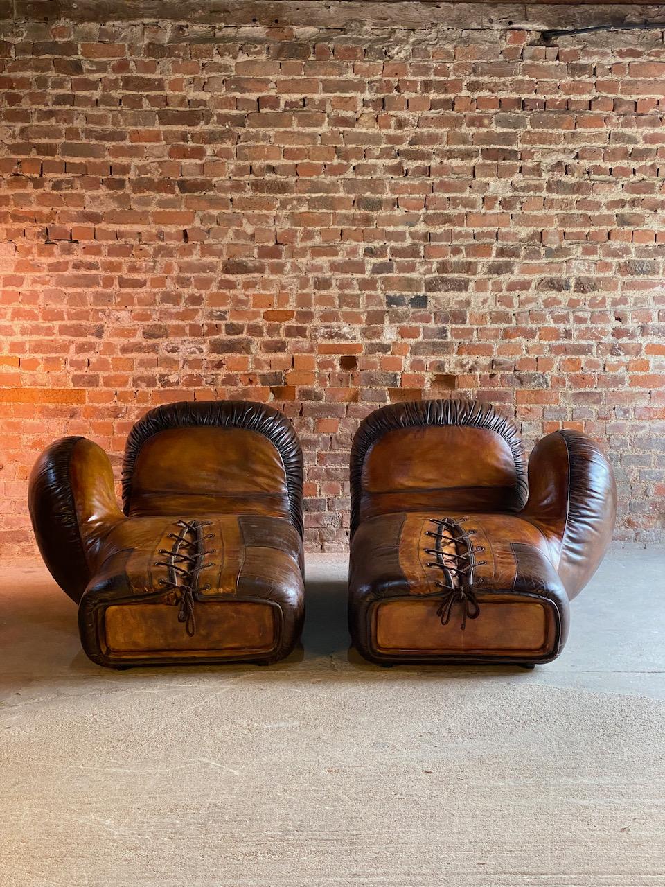 De Sede Model DS-2878 Boxing Glove Armchairs, Switzerland, 1978 In Good Condition In Longdon, Tewkesbury