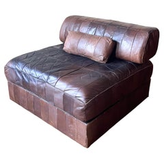 Élément modulaire en cuir patchwork modèle DS 88 de De Sede, Suisse, 1970