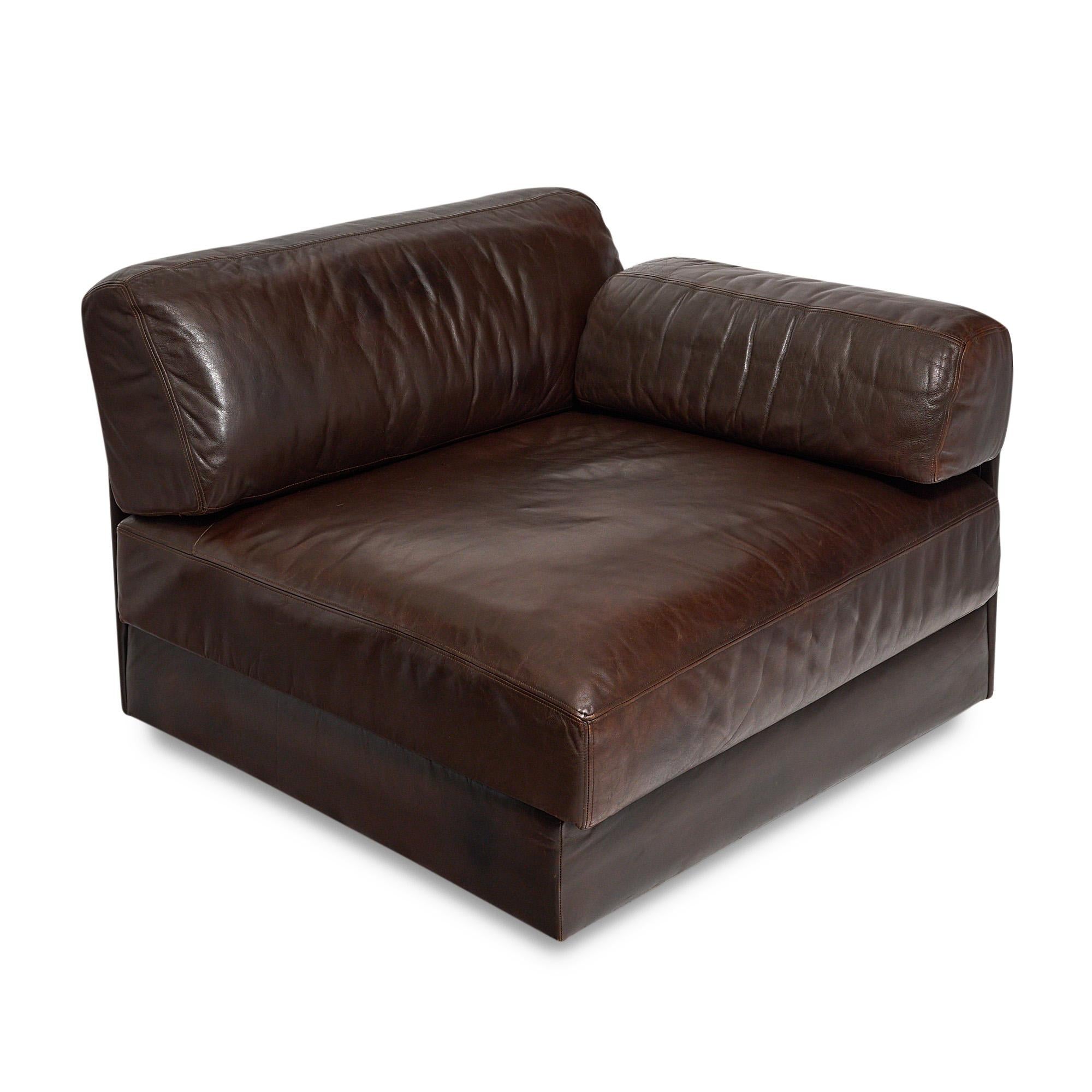 Modulares DS-76-Sofa mit De Sede (Tierhaut) im Angebot