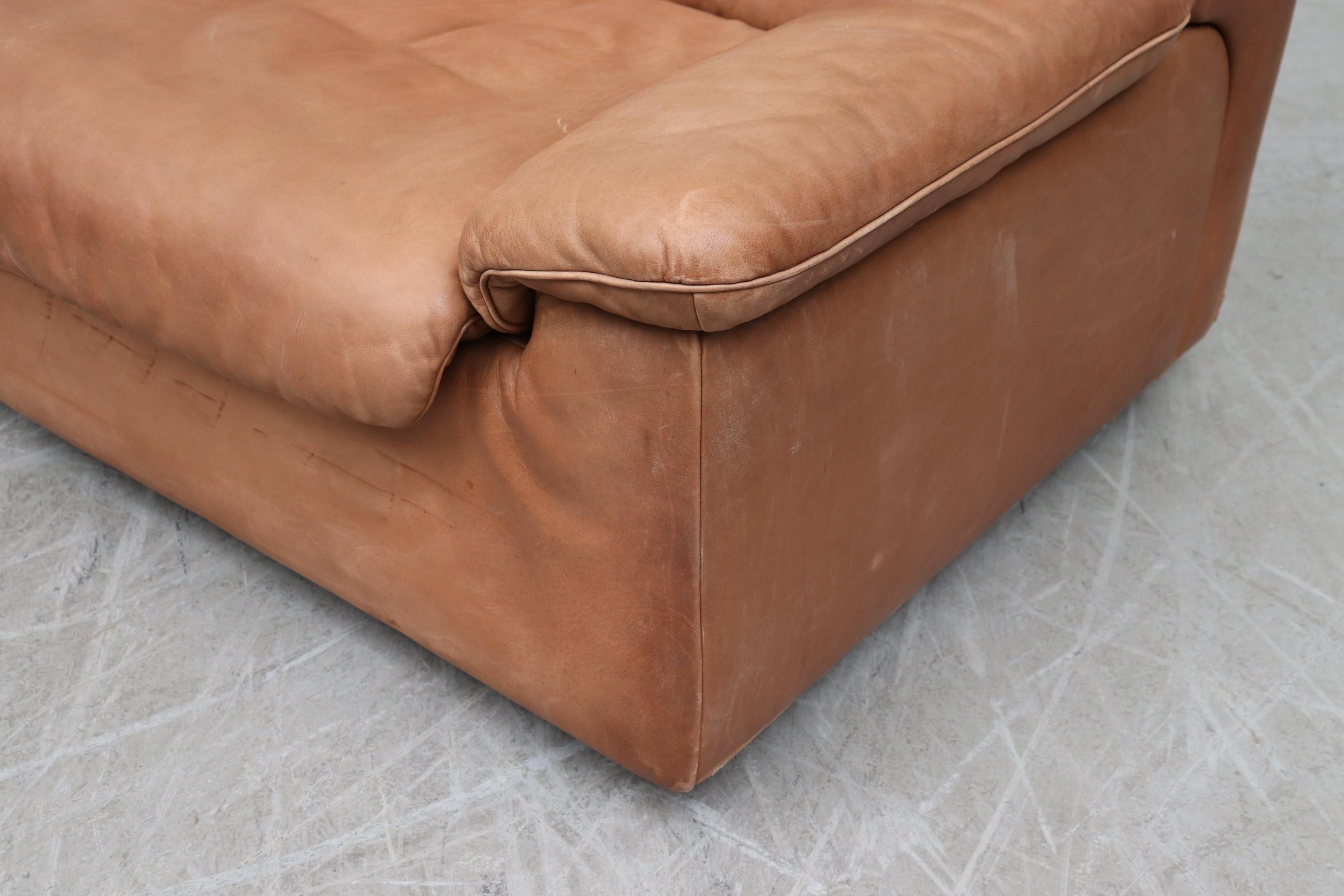 De Sede Natural Leather 3-Seat Sofa 1