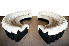 De Sede NON STOP Sofa, Rare Matched Pair or One Monumental 34 Element System