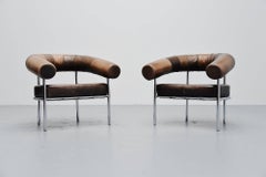 De Sede Ox Shaped Lounge Chairs, Switzerland, 1970