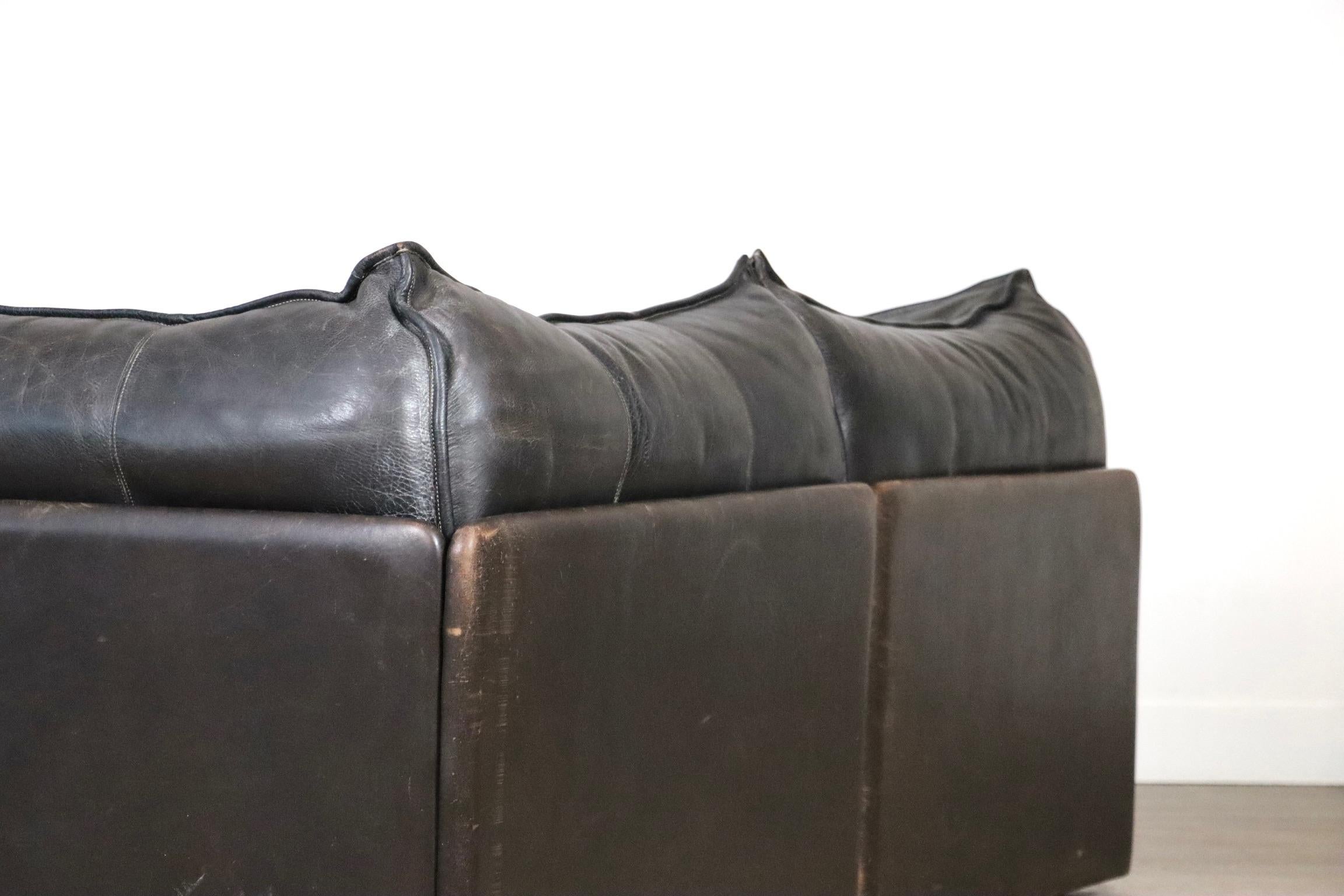 De Sede Pagoda DS-19A In Brown Buffalo Leather, 1973 9