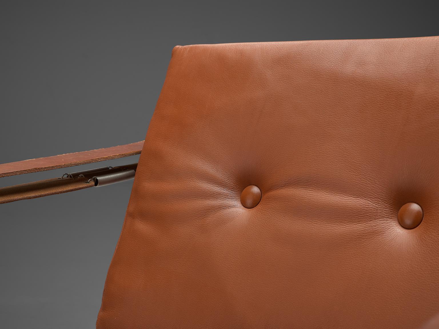 Paire de fauteuils en cuir De Sede de Hans Eichenberger 1