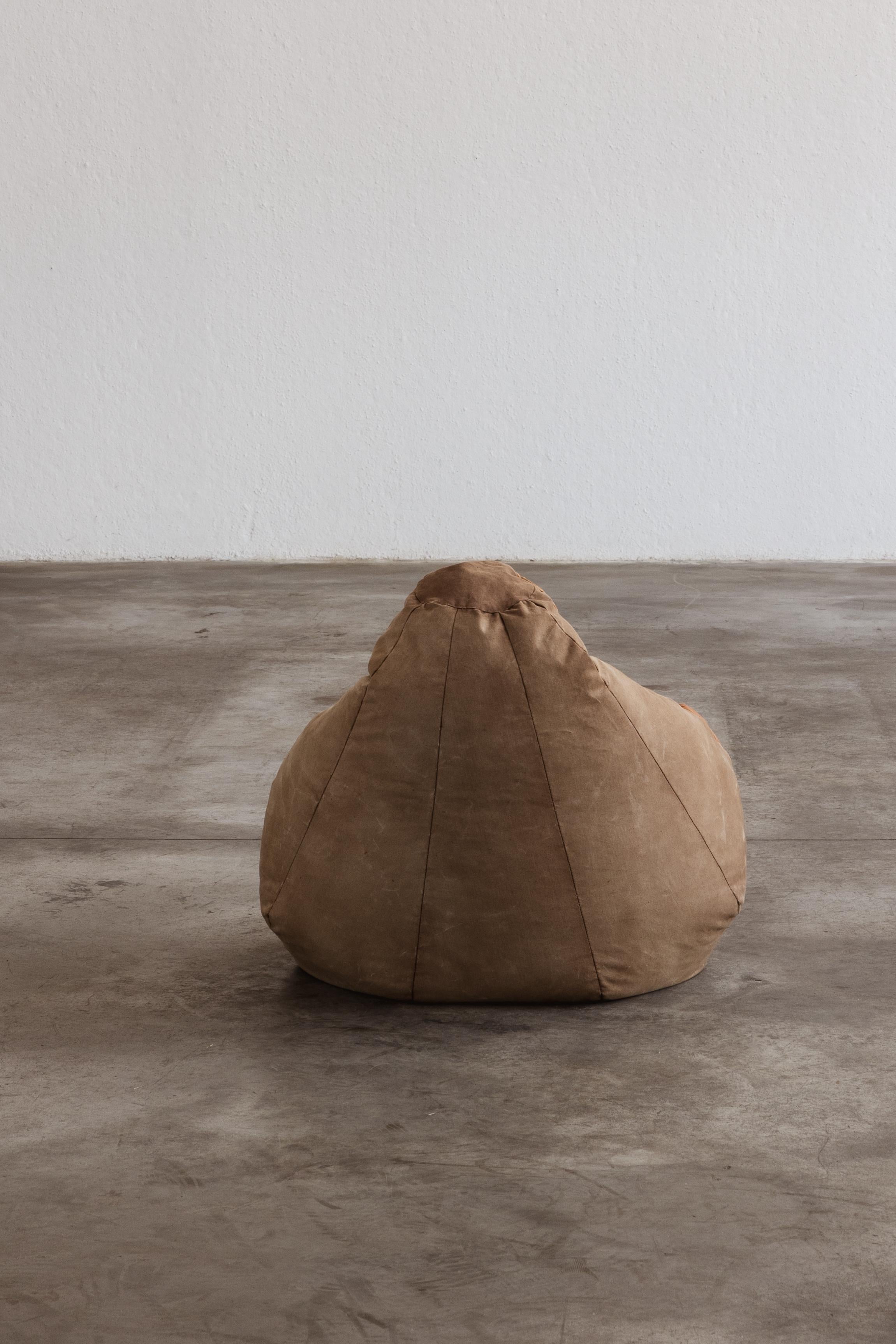De Sede Patchwork Beanbag, cuero coñac patinado, 1970 Cuero en venta
