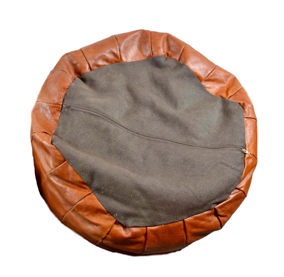 Late 20th Century De Sede Patchwork Leather Bean Bag