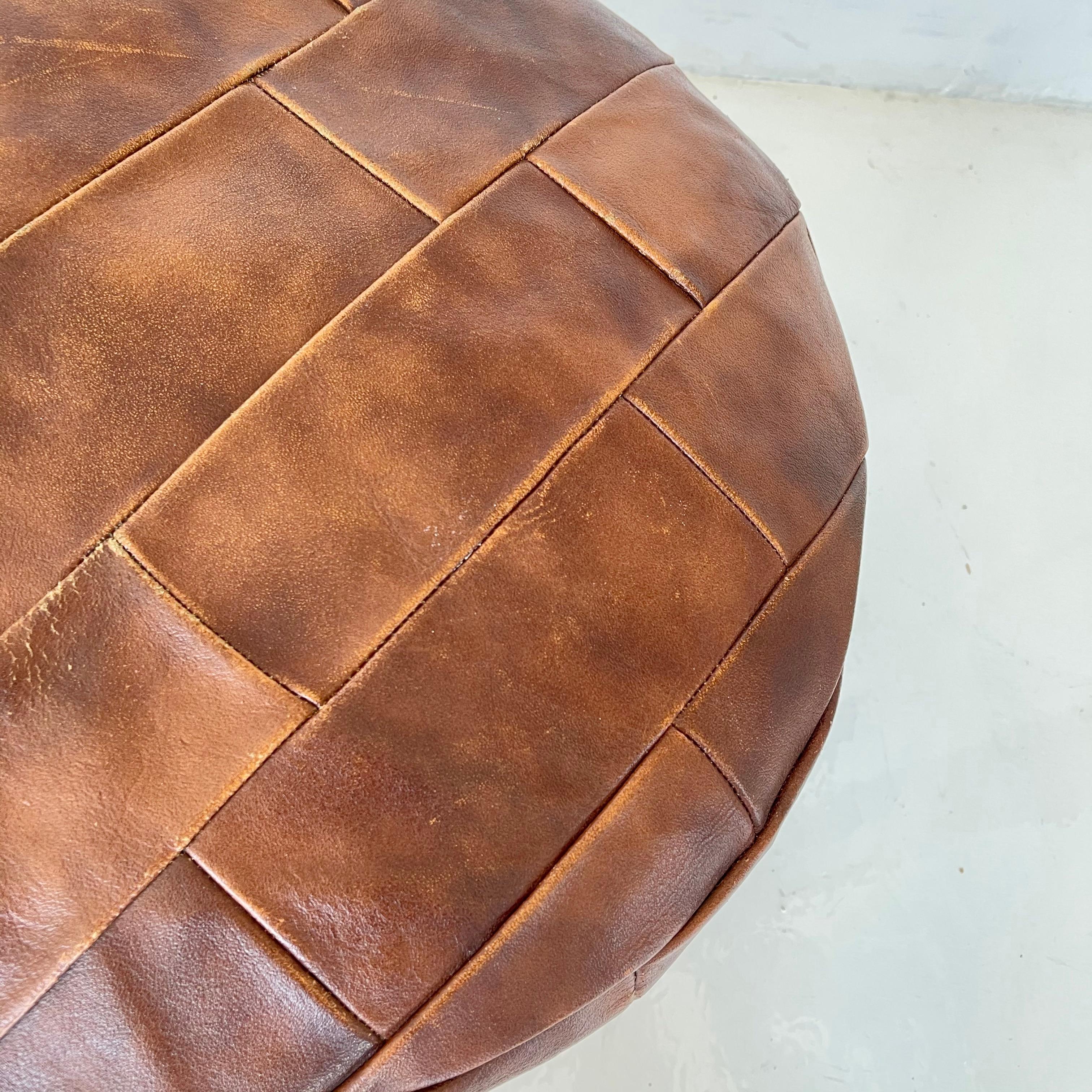De Sede Patchwork Leather Pouf 1