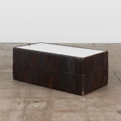 De Sede Patchwork Leather Storage Cube Coffee Table