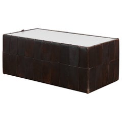 De Sede Patchwork Leder Aufbewahrungswürfel Couchtisch