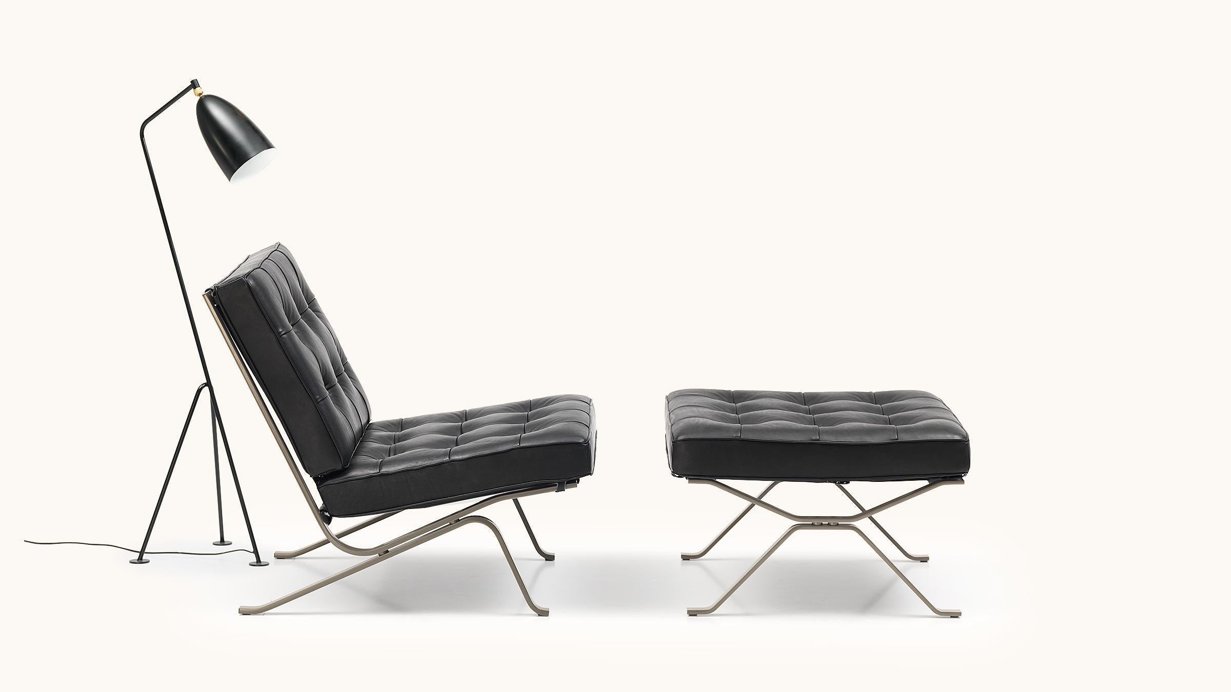Moderne Chaise De Sede RH-301 en tissu noir par Robert Haussmann en vente