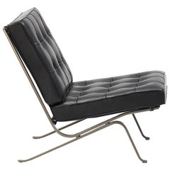De Sede RH-301 Chair in Black Upholstery by Robert Haussmann