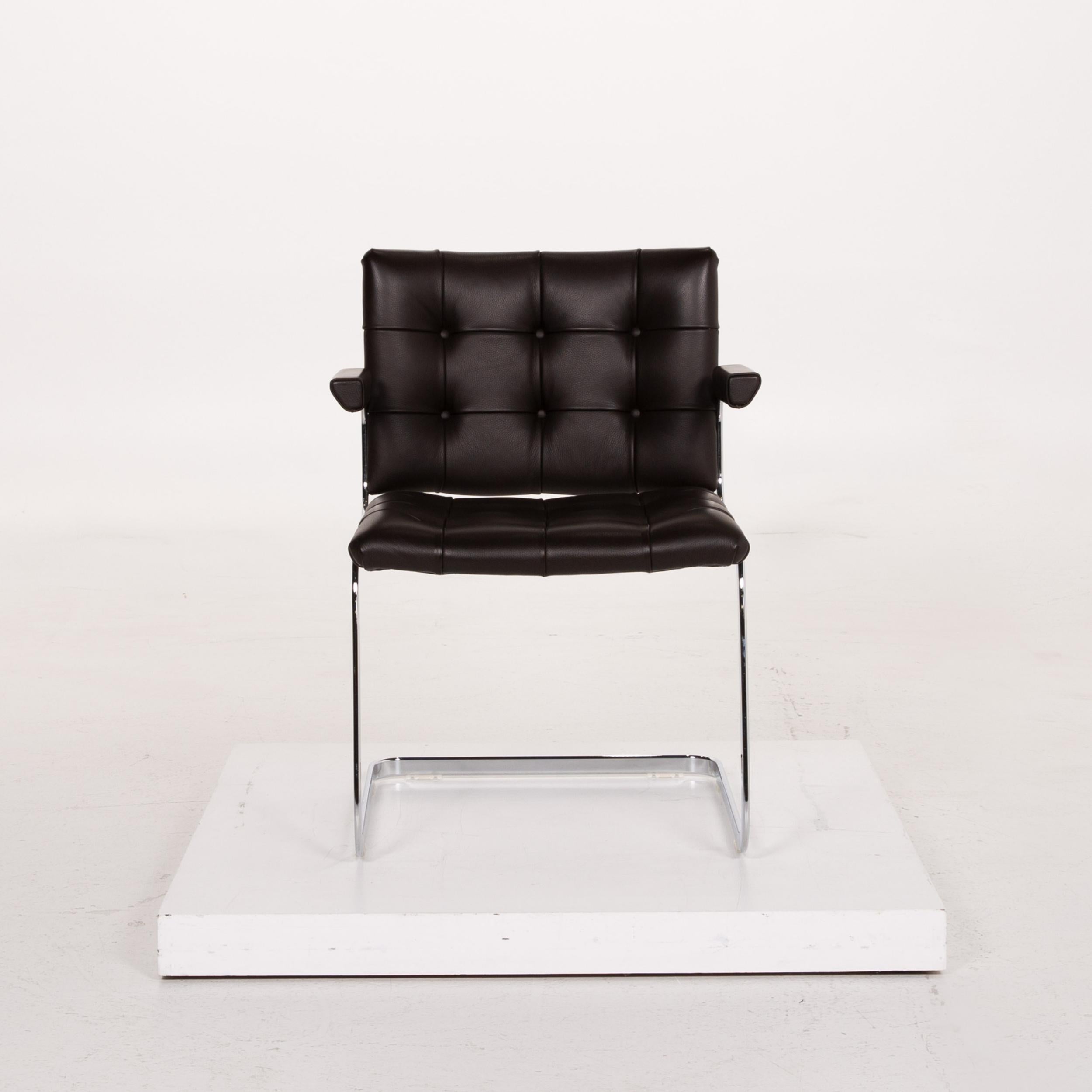 De Sede RH 305 Leather Armchair Dark Brown Chair In Excellent Condition For Sale In Cologne, DE