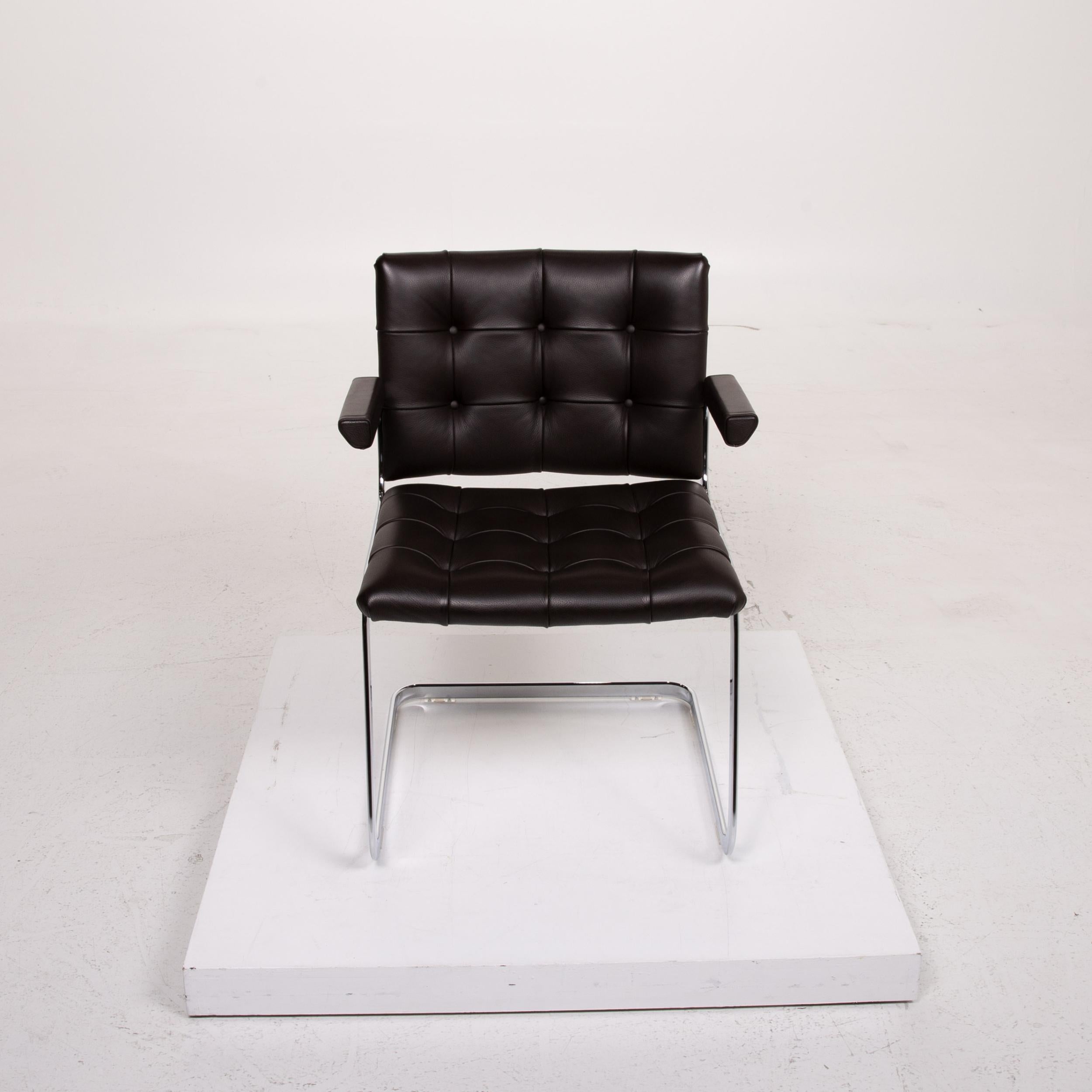 De Sede RH 305 Leather Armchair Dark Brown Chair For Sale 1