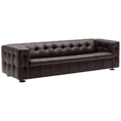 De Sede RH-306 3-Sitz-Sofa aus Cafe-Stoff und Stahlfüßen von Robert Haussmann