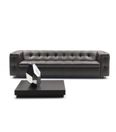 De Sede RH-306 Three-Seat Sofa in Snow Upholstery by Robert Haussmann