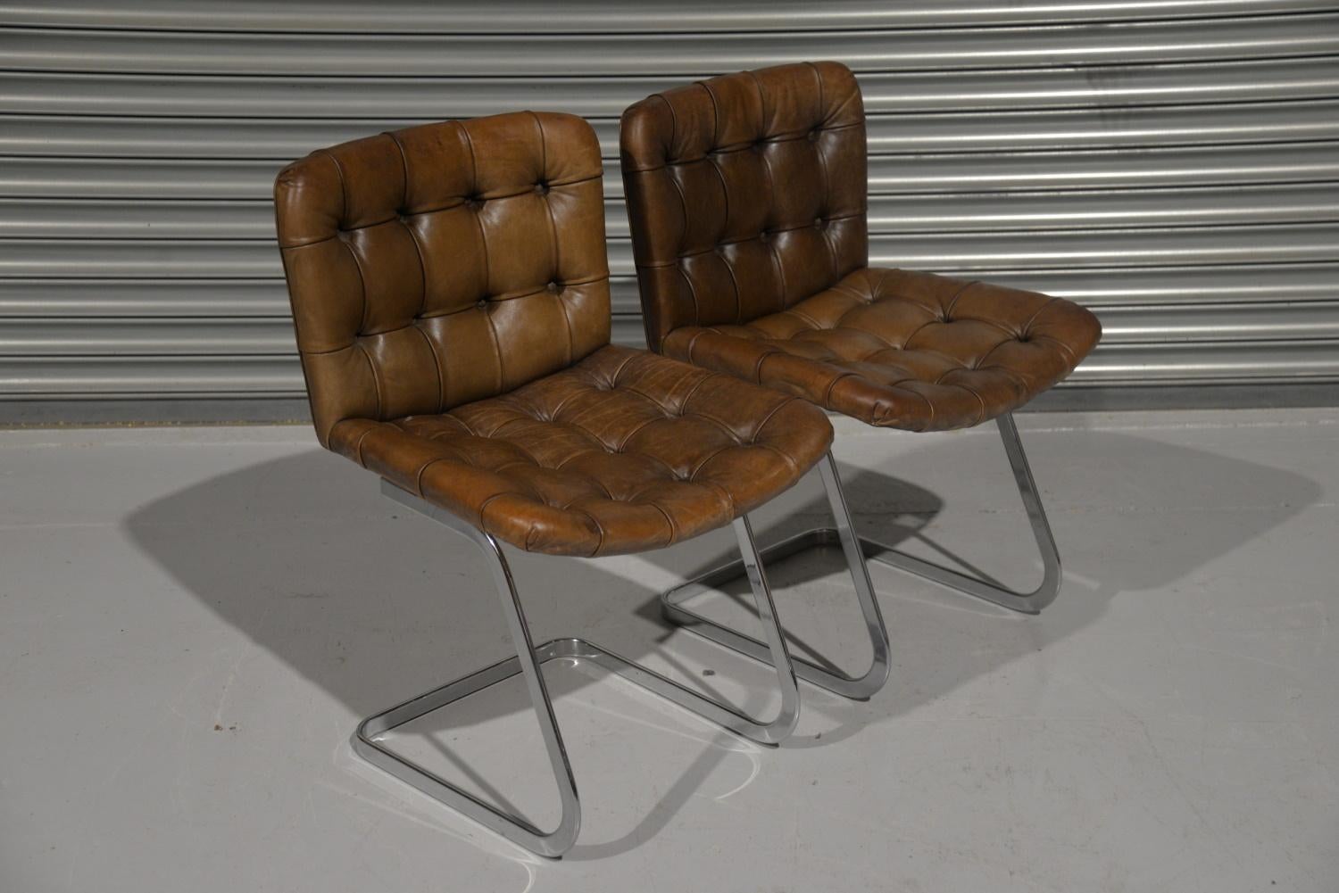De Sede RH304 Chairs Designed by Trix Robert Hausmann, Switzerland, 1960's For Sale 3