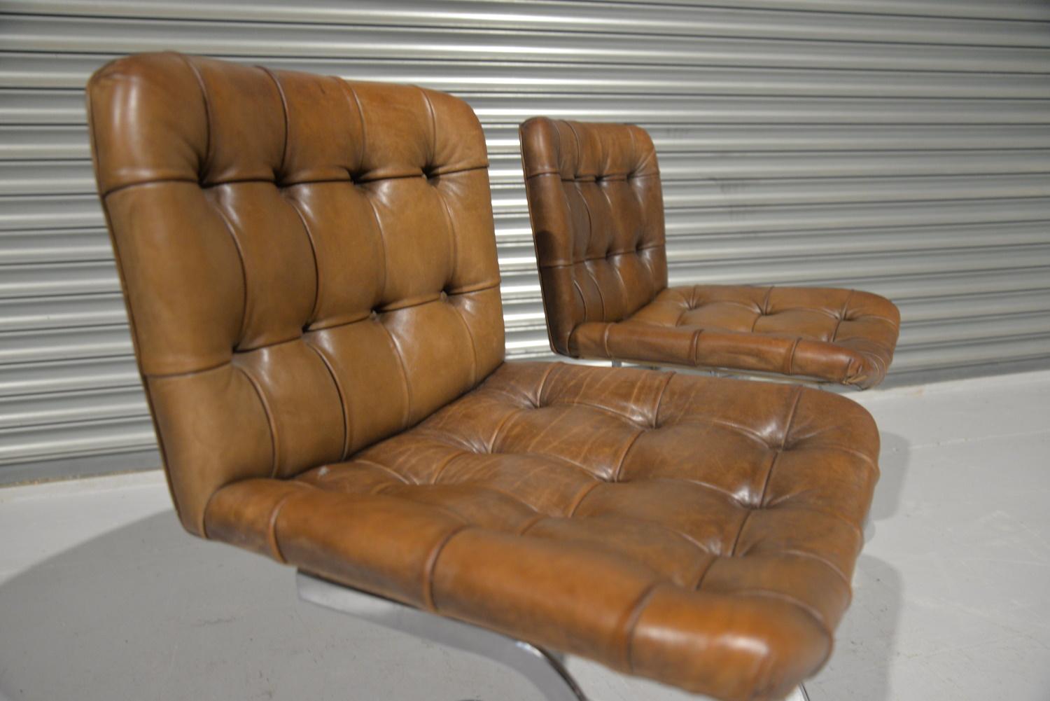 De Sede RH304 Chairs Designed by Trix Robert Hausmann, Switzerland, 1960's For Sale 4