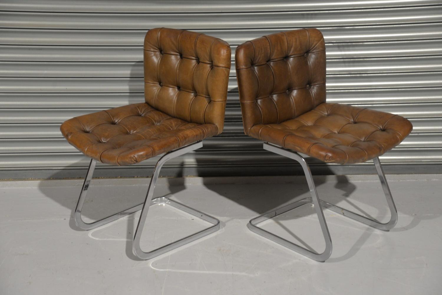 De Sede RH304 Chairs Designed by Trix Robert Hausmann, Switzerland, 1960's In Good Condition For Sale In Fen Drayton, Cambridgeshire
