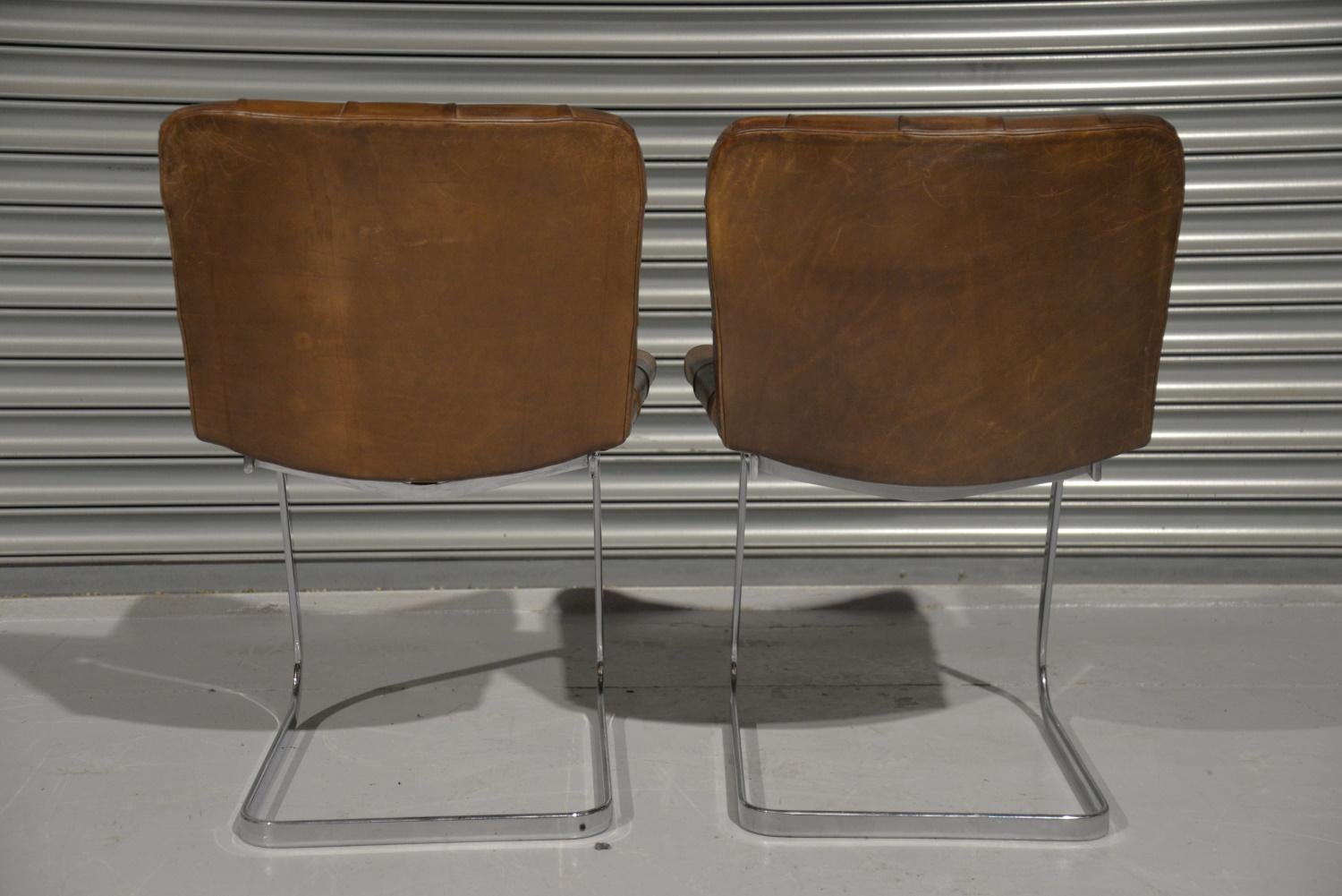 De Sede RH304 Chairs Designed by Trix Robert Hausmann, Switzerland, 1960's For Sale 1