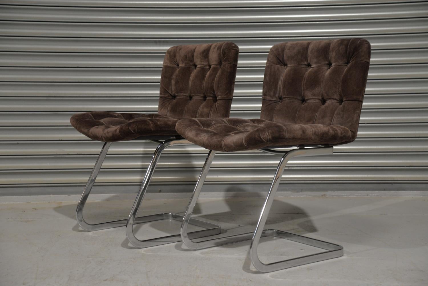 Mid-Century Modern De Sede RH304 Chairs Designed by Trix Robert Hausmann, Switzerland, 1960's For Sale