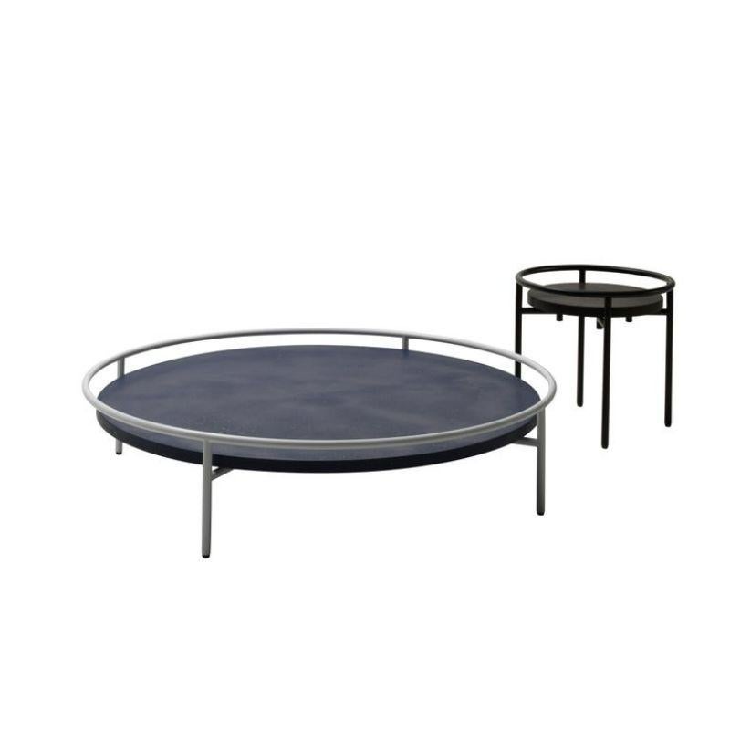 Moderne Table basse circulaire semi-extérieure De Sede en vente