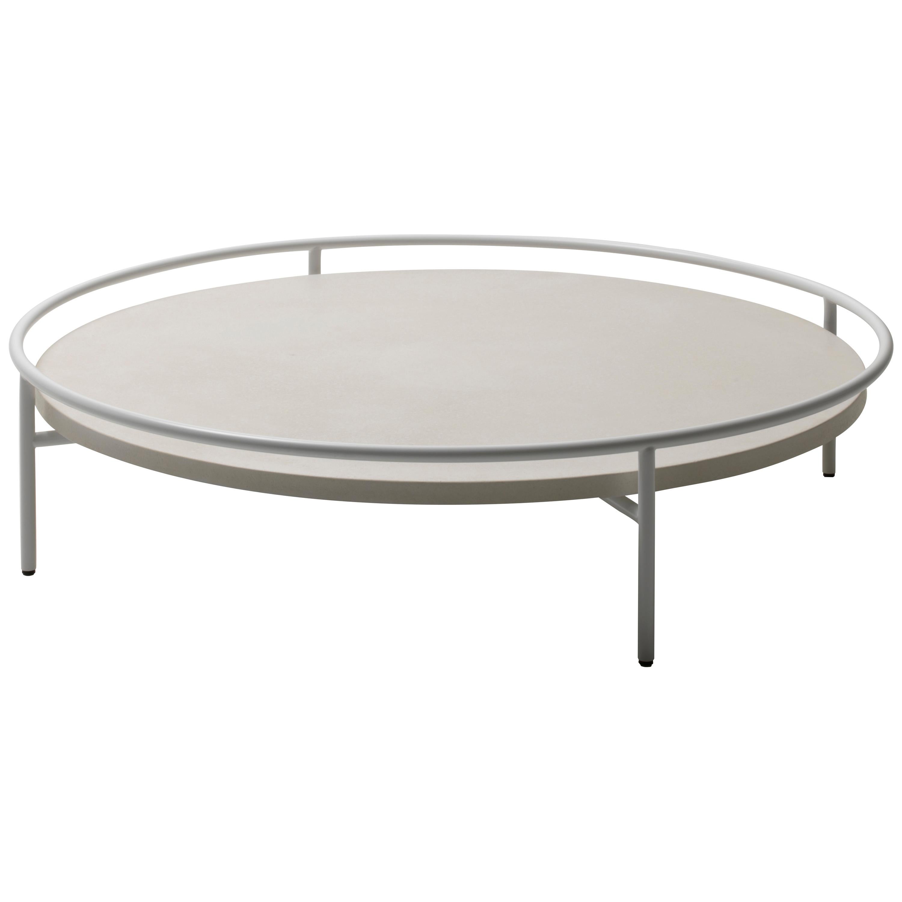 For Sale: White (TELA Marble Carrara) De Sede Semi-Outdoor Circular Coffee Table