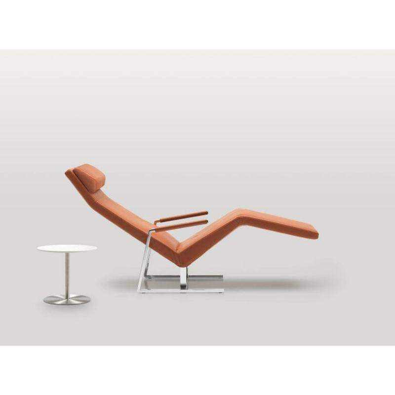 Swiss De Sede Smooth Leather Longue Chair by Christophe Marchand For Sale