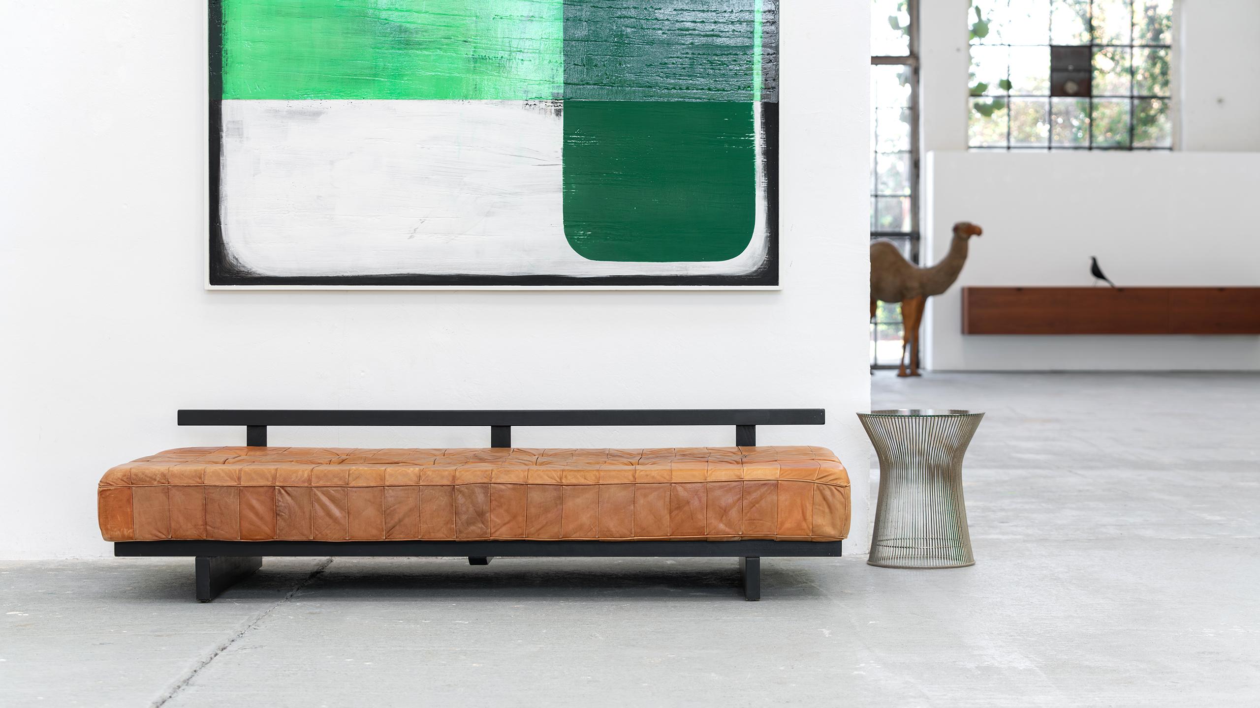 De Sede Sofa DS 80 Daybed Cognac Leather 1969 DS Design Team Midcentury Modern In Good Condition In Munster, NRW