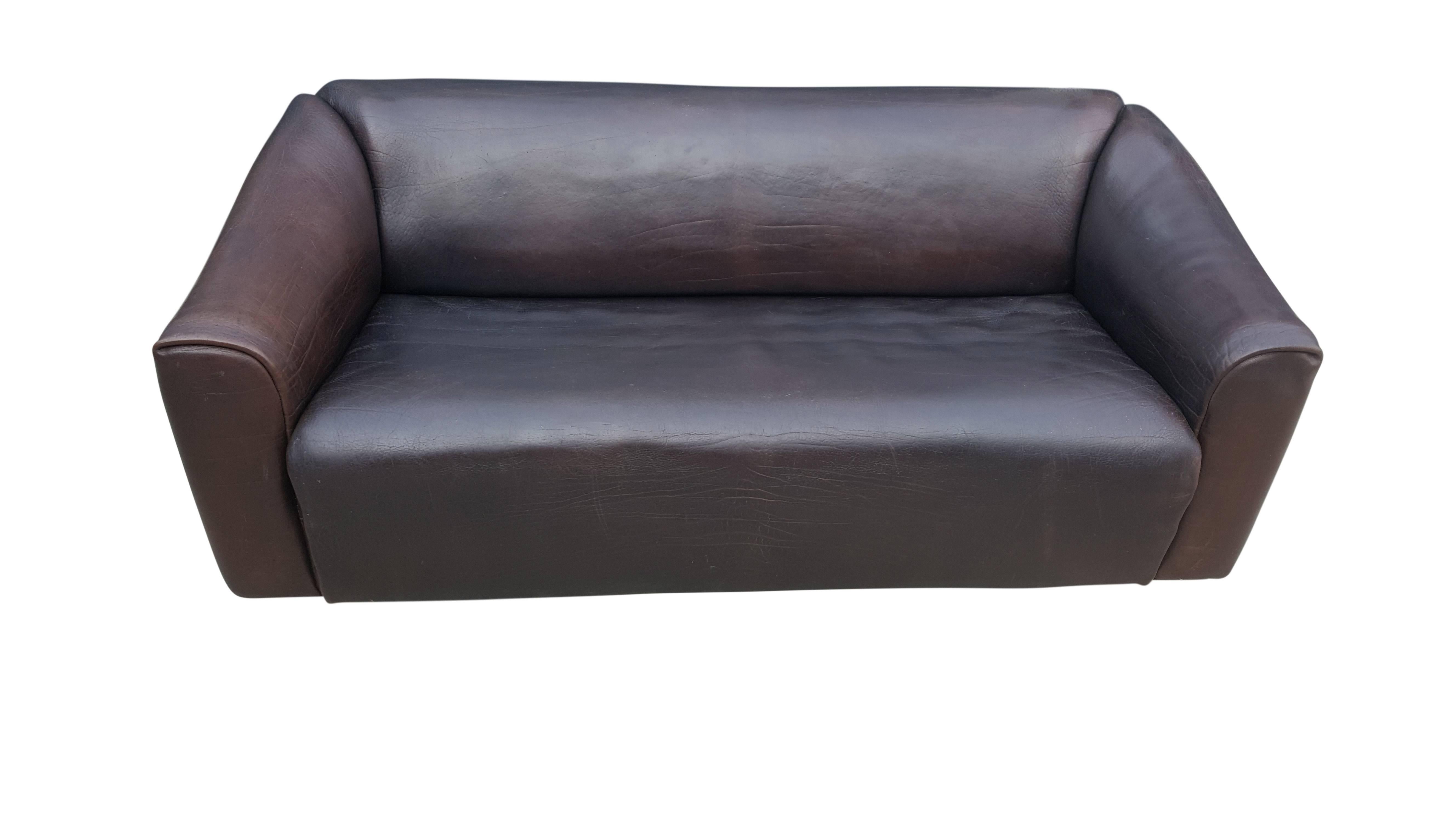 Mid-Century Modern De Sede Sofa DS47 Three-Seat, High Quality