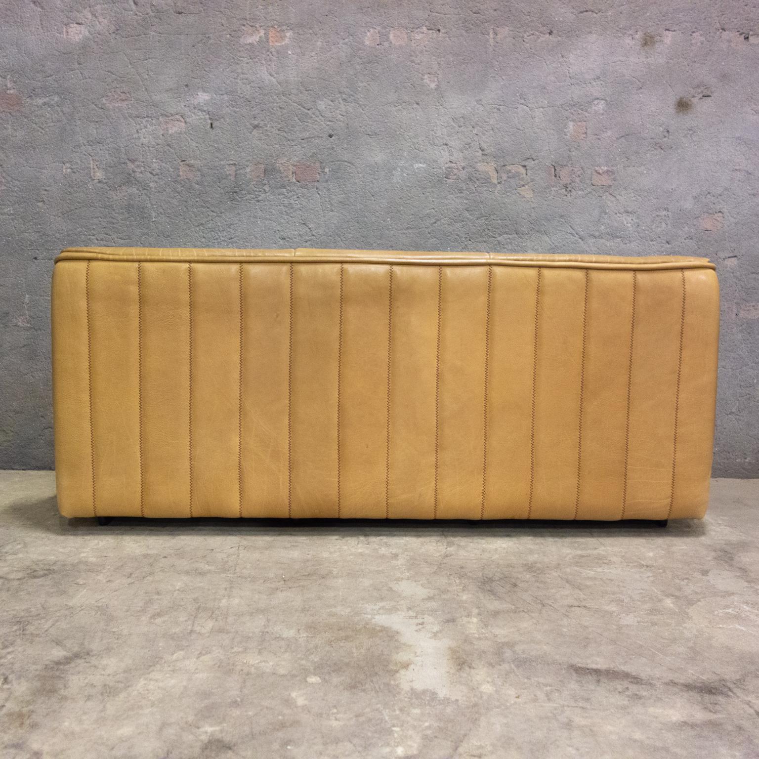 De Sede Sofa Model Ds84, Brown Leather, Switzerland, Swiss Made, 1970s 4