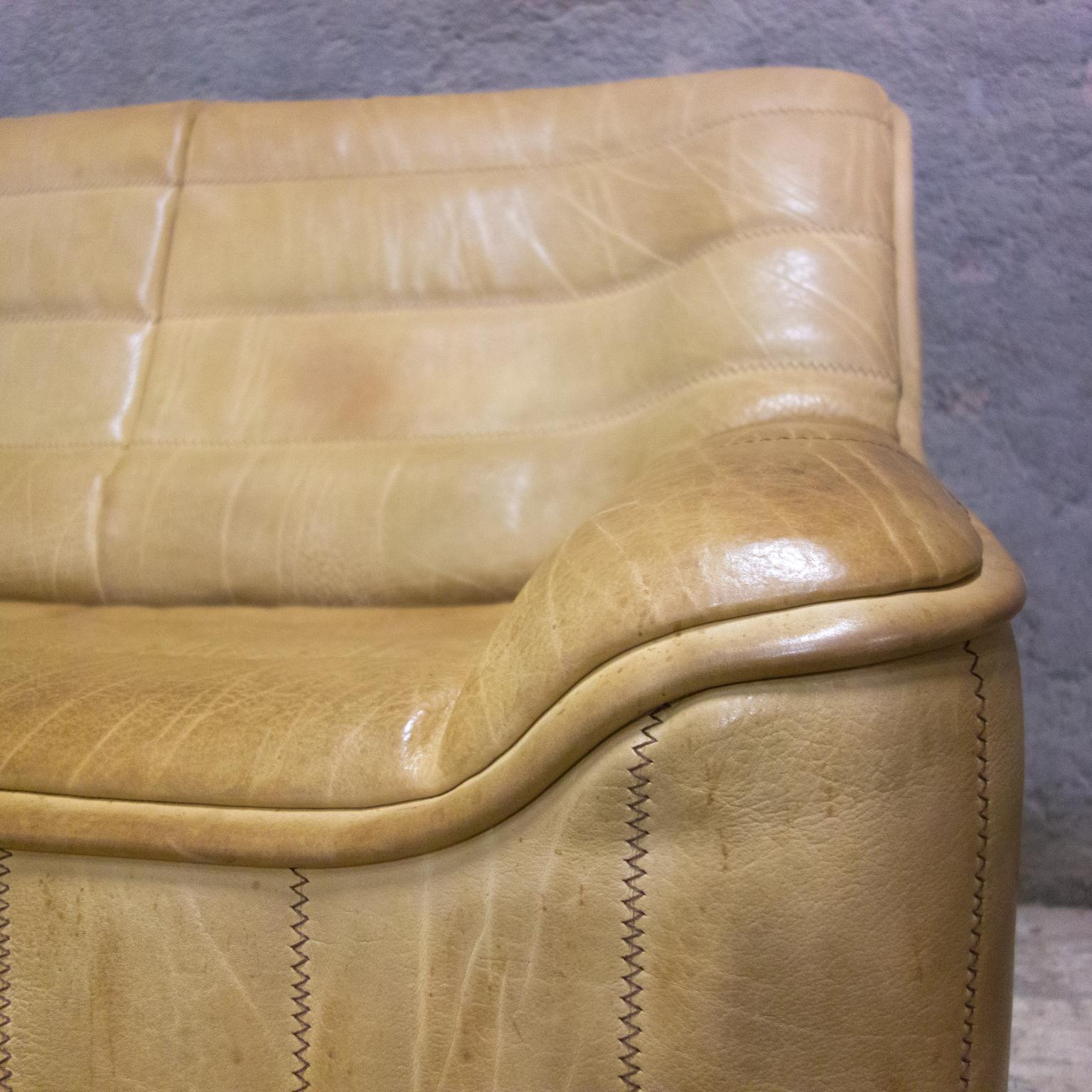 De Sede Sofa Model Ds84, Brown Leather, Switzerland, Swiss Made, 1970s 6