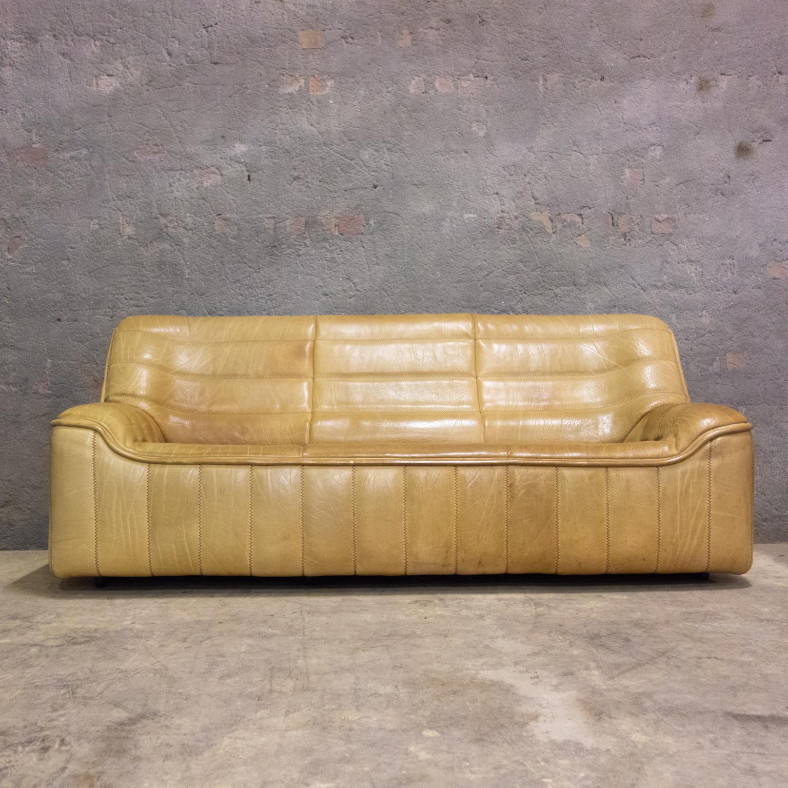 De Sede Sofa Model Ds84, Brown Leather, Switzerland, Swiss Made, 1970s 7