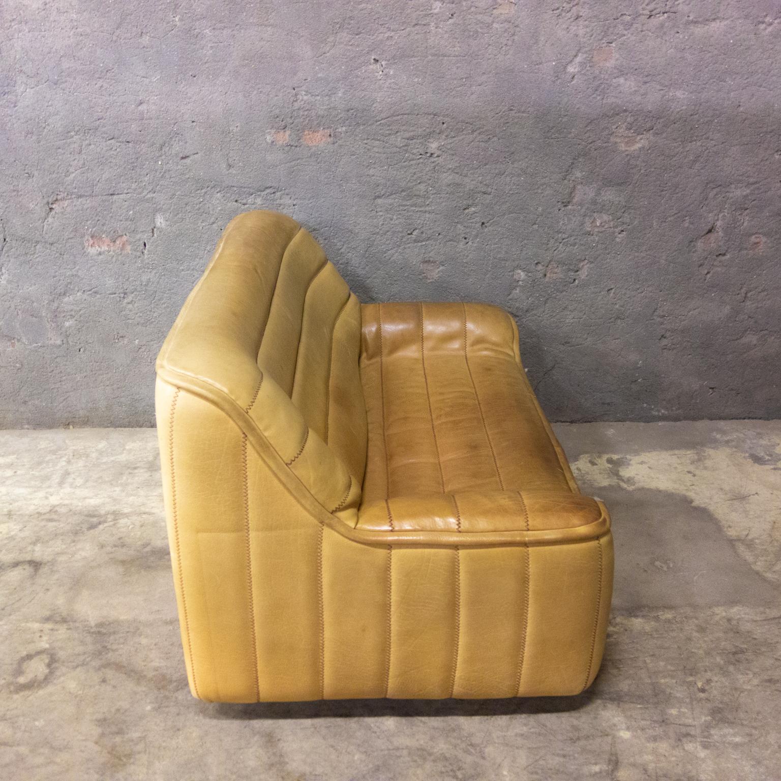 De Sede Sofa Model DS84, Brown Leather, Switzerland, Swiss Made, 1970s 1
