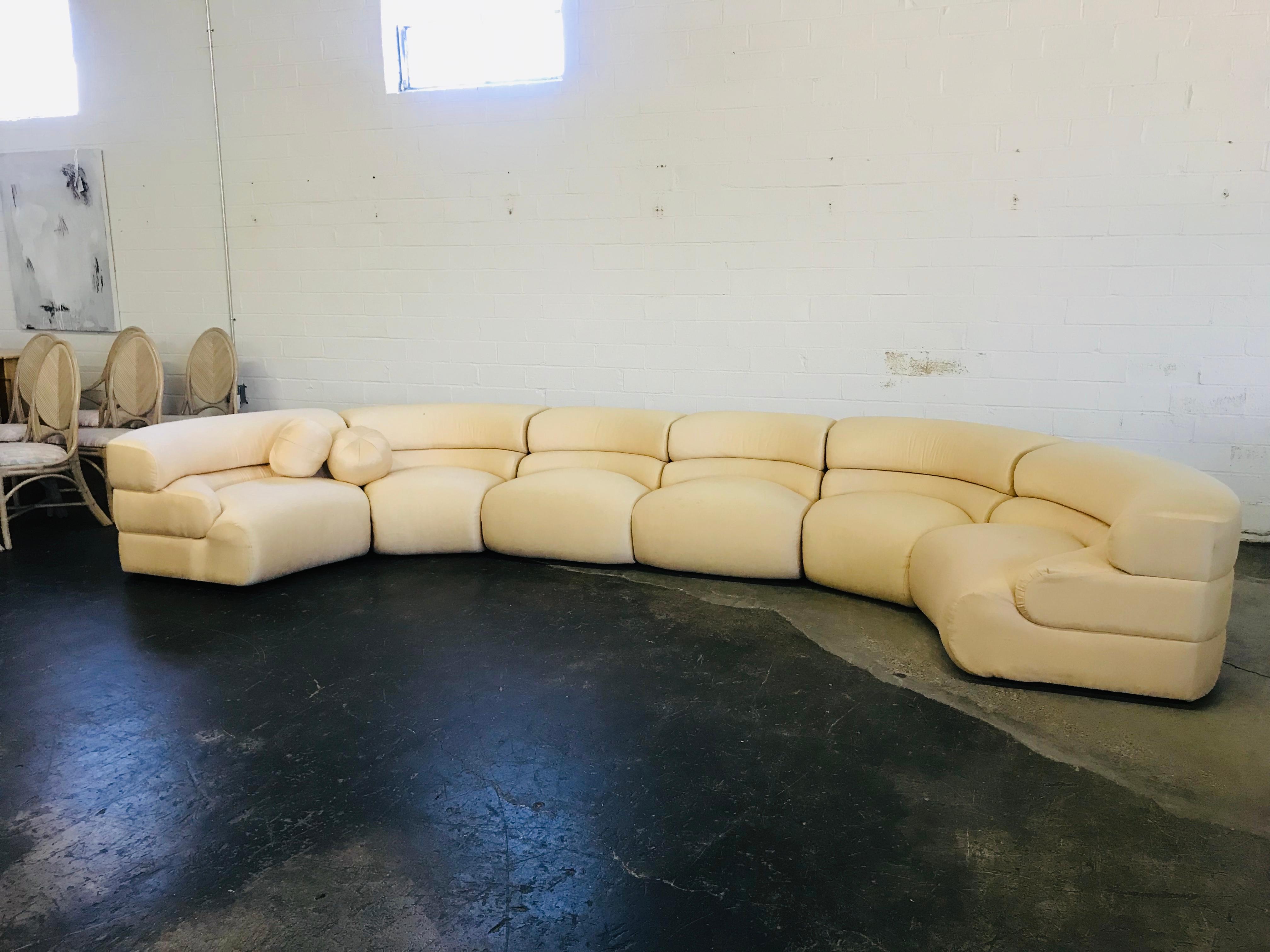 Mid-Century Modern Kagan for Preview 6 Piece Sectional