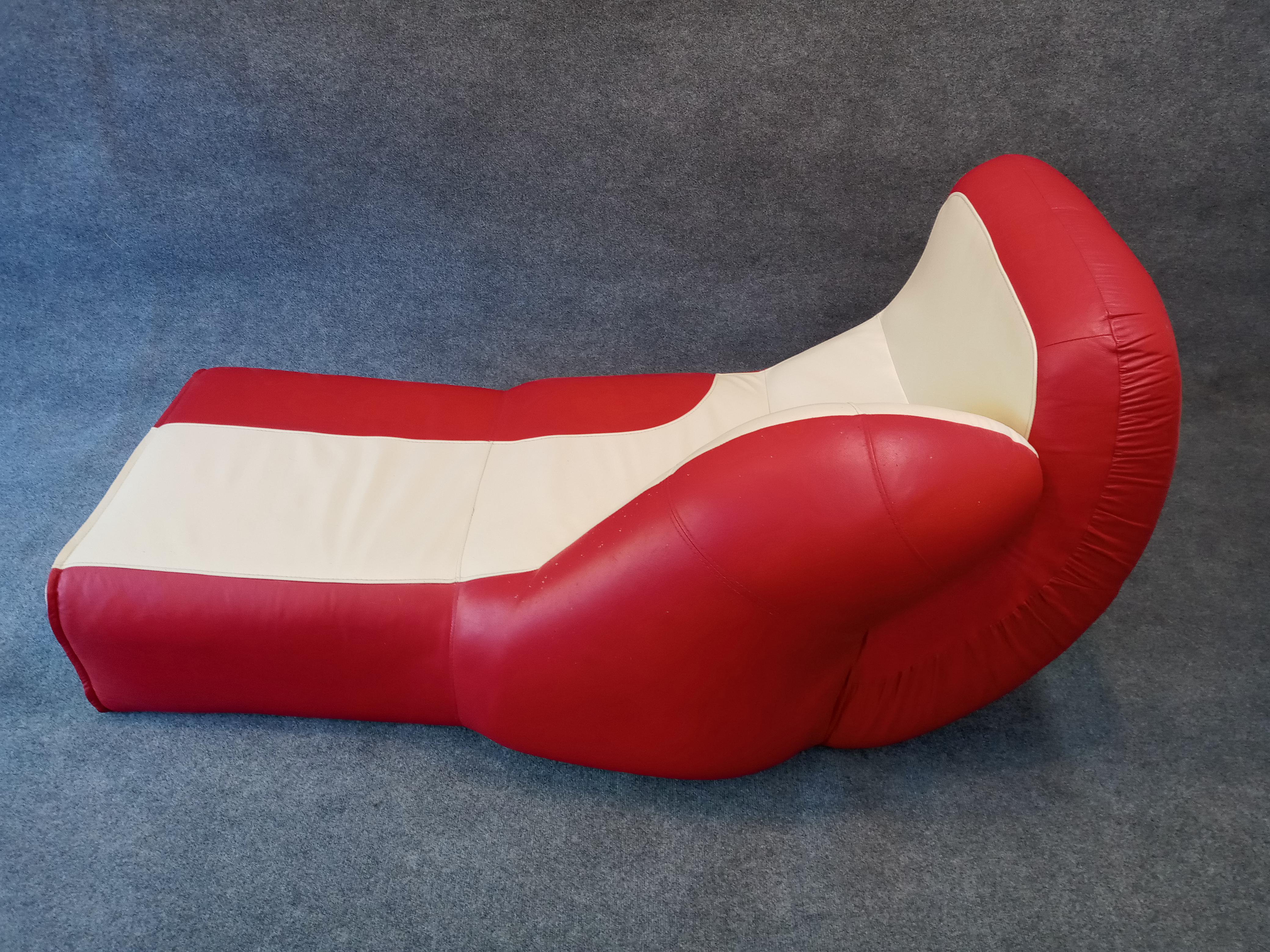American De Sede Style Boxing Glove Chaise Lounge Chair