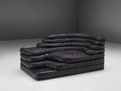 De Sede 'Terrazza' Landscape in Black Leather