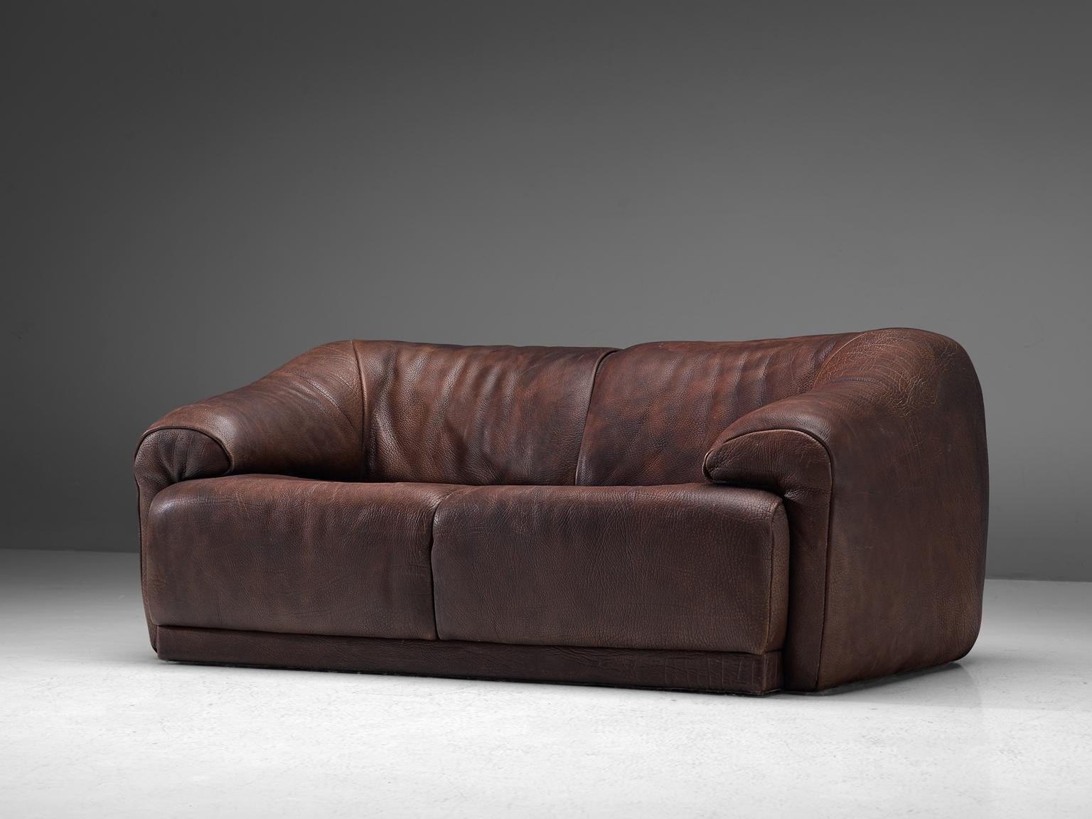 buffalo leather sofa