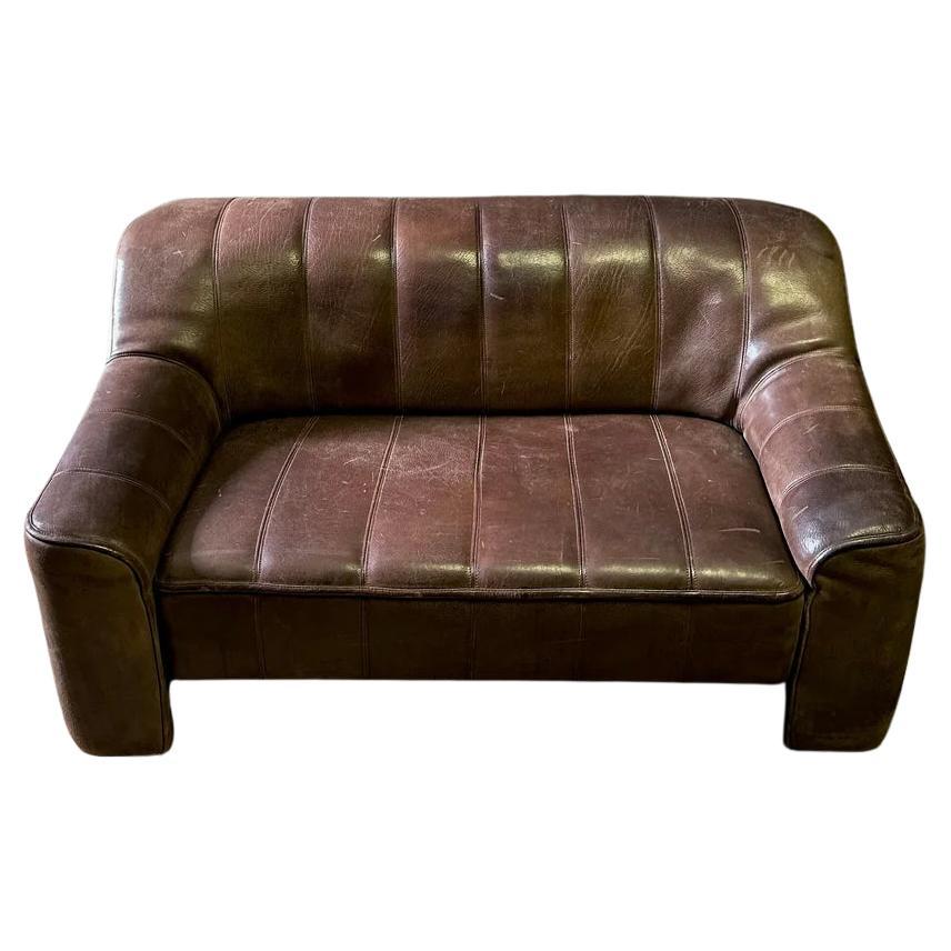 De Sede Two Seater Sofa For Sale