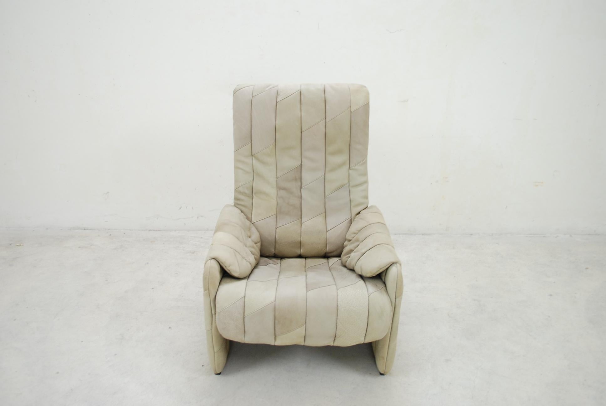 Late 20th Century De Sede Wing Back Leather Armchair