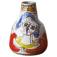 Vase De Simone en céramique:: 1960