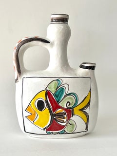 De Simone Grande vaso brocca in ceramica del Medioevo Gay Sailor