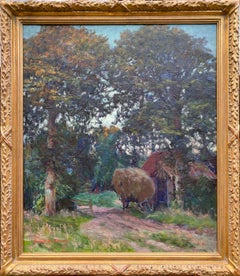 A Little Farmhouse, Georges De Sloovere, Bruges 1873 – 1970, Belgian Painter  